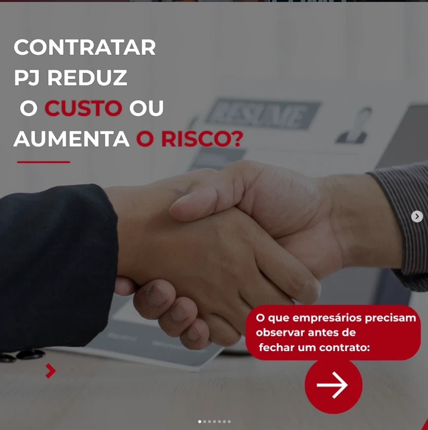 Peça sobre contratação PJ e risco da Águila Cosenza Advogados Associados