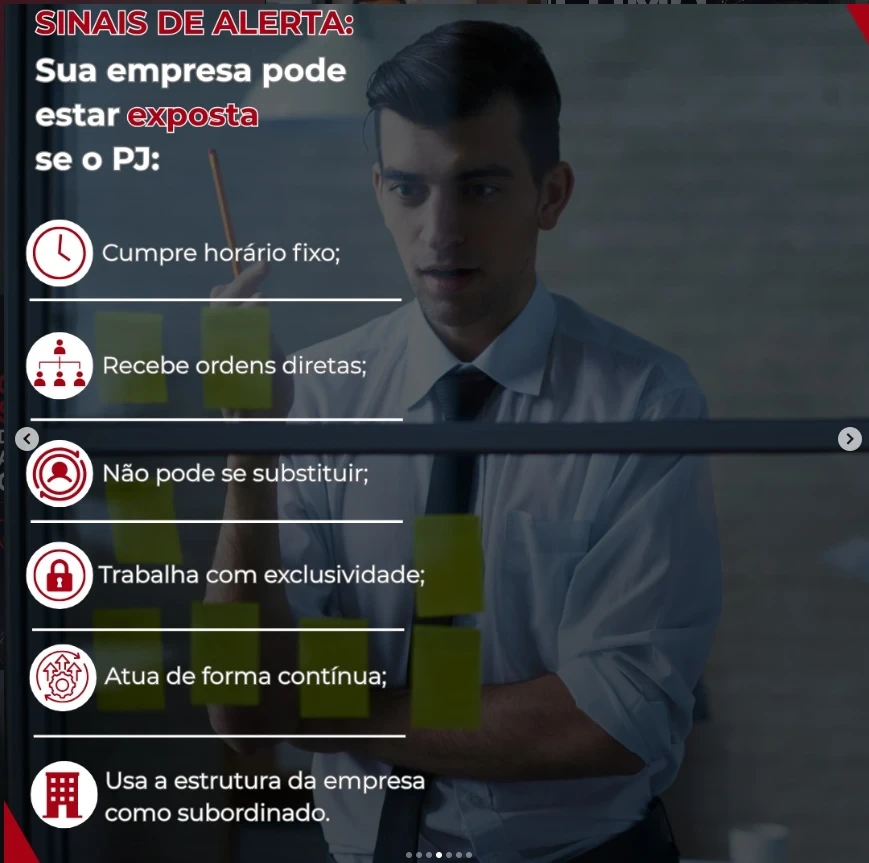 Peça com sinais de alerta na contratação PJ da Águila Cosenza Advogados Associados